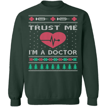 Doctor Ugly Christmas Sweater CustomCat