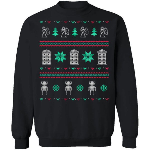 Doctor Who Ugly Christmas Sweater CustomCat