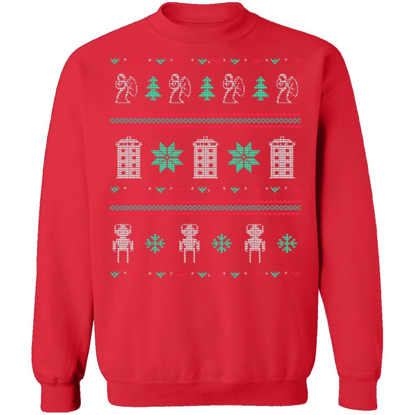 Doctor Who Ugly Christmas Sweater CustomCat