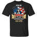 Does My American Flag Offend You T-Shirt CustomCat