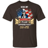 Does My American Flag Offend You T-Shirt CustomCat