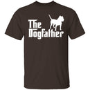 Dogfather Pitbull T-Shirt CustomCat
