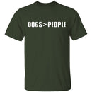 Dogs Are Greater Than People T-Shirt CustomCat