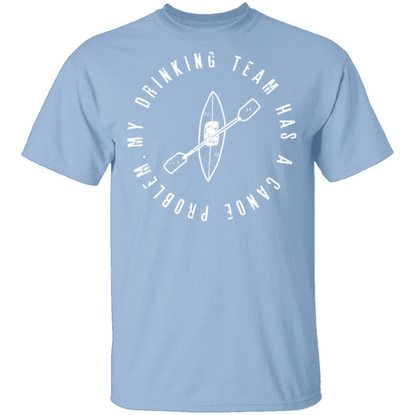 Drinking Canoe Team T-Shirt CustomCat