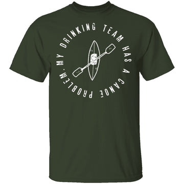 Drinking Canoe Team T-Shirt CustomCat