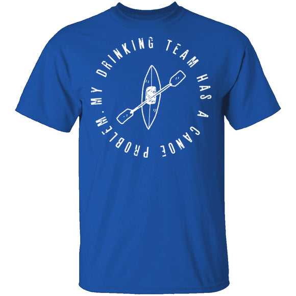 Drinking Canoe Team T-Shirt CustomCat