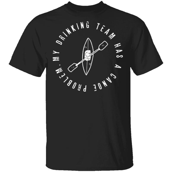 Drinking Canoe Team T-Shirt CustomCat
