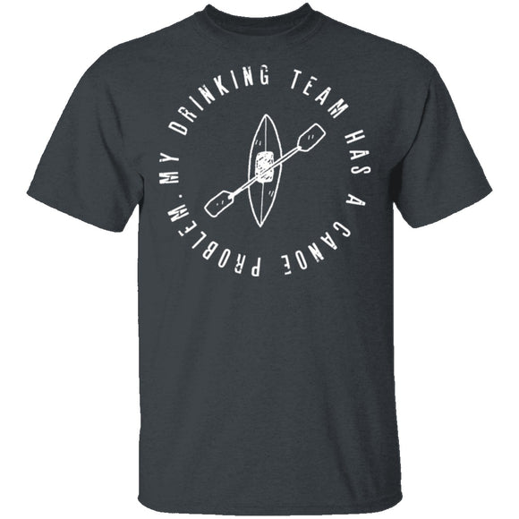 Drinking Canoe Team T-Shirt CustomCat