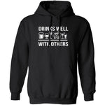 Drinks Well With Others T-Shirt CustomCat