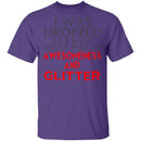 Dropped In Awesomeness And Glitter T-Shirt CustomCat