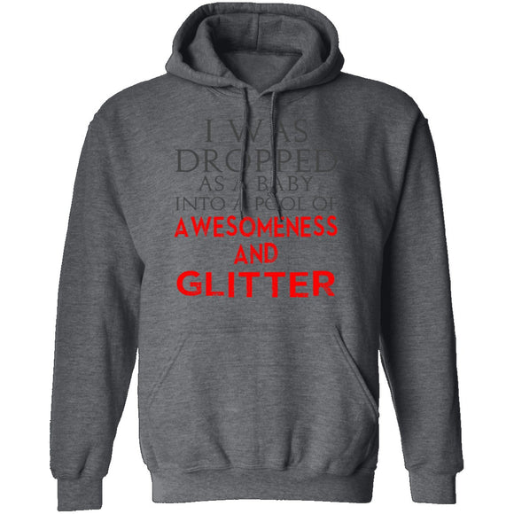 Dropped In Awesomeness And Glitter T-Shirt CustomCat