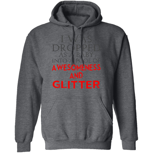 Dropped In Awesomeness And Glitter T-Shirt CustomCat