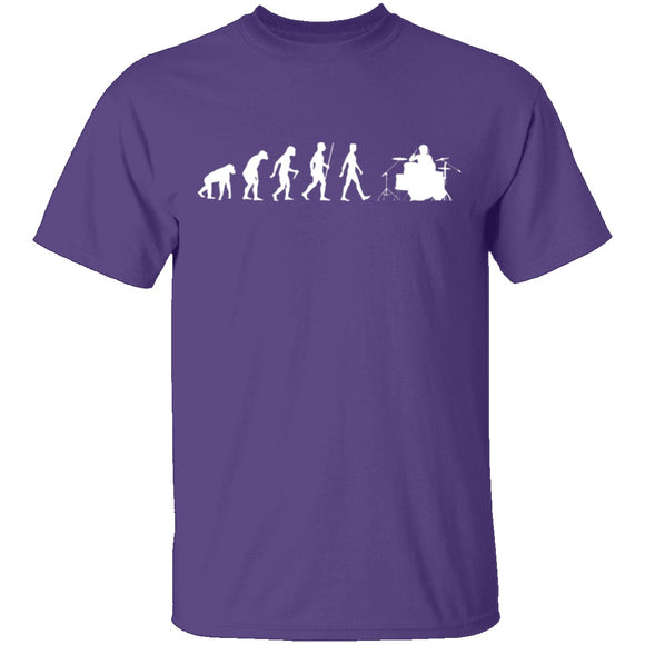 Drummer Evolution T-Shirt CustomCat