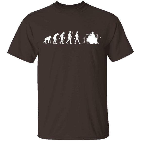 Drummer Evolution T-Shirt CustomCat