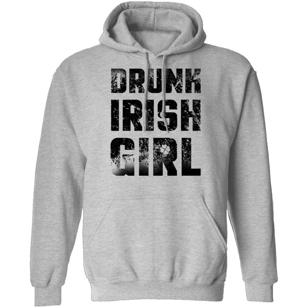 Drunk Irish Girl T-Shirt CustomCat
