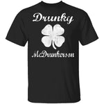 Drunky Mcdrunkerson T-Shirt CustomCat