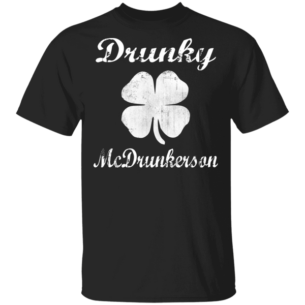 Drunky Mcdrunkerson T-Shirt CustomCat