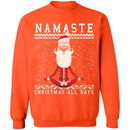 Ugly Christmas Namaste all days Sweater-8