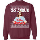 Go Jesus Ugly Christmas Sweater-2