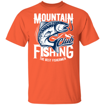 Buy orange Mountain Fishing T-shirts &amp; Hoodie