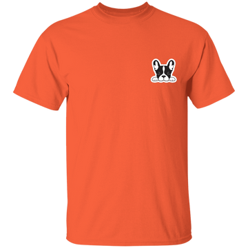 Buy orange French Bulldog logo T-shirts &amp; Hoodie