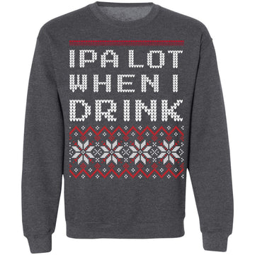 Buy dark-heather IPA LOVE UGLY FUNNY SWEATER