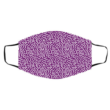 Buy purple Pattern Fashion Face Mask