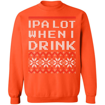 Buy orange IPA LOVE UGLY FUNNY SWEATER