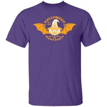 Buy purple Halloween Night Party- T-shirts &amp; Hoodie