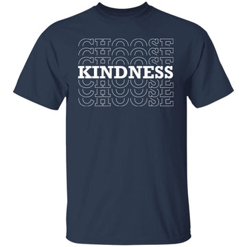 Buy navy Choose kindness T-shirts &amp; Hoodie