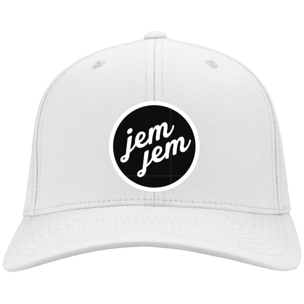 JEMJEM 2000 2000 white-01 C813 Flex Fit Twill Baseball Cap