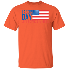 Buy orange Happy Labor day T-shirts &amp; Hoodie