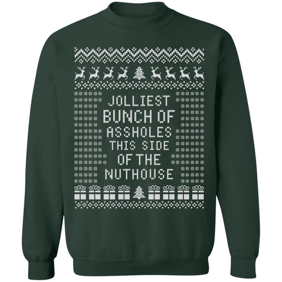JOLLIEST BUNCH Of ASSHOLES - Ugly Christmas Sweater