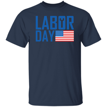 Buy navy Happy Labor day T-shirts &amp; Hoodie
