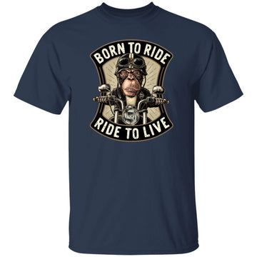Buy navy Monkey motorcycle ride Funny T-shirts &amp; Hoodie