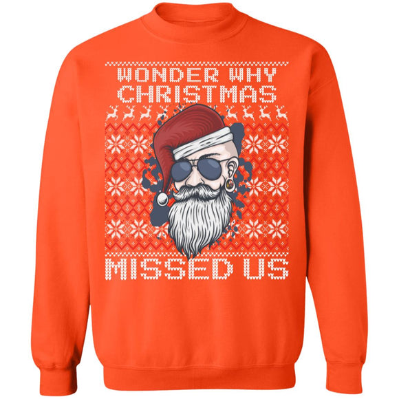 Wonder Why Christmas Missed Us Ugly Christmas Sweater