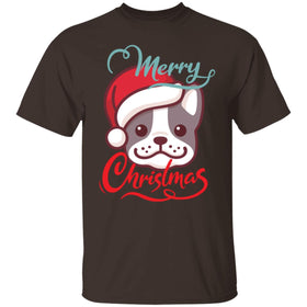 Buy dark-chocolate Merry Christmas Dog shirts &amp; Hoodie