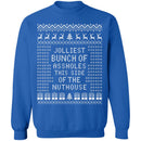 JOLLIEST BUNCH Of ASSHOLES - Ugly Christmas Sweater-6