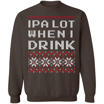 Buy dark-chocolate IPA LOVE UGLY FUNNY SWEATER