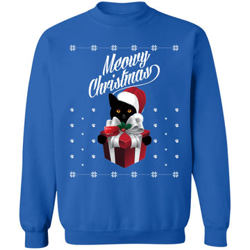 Buy royal Ugly christmas Meowy Sweaters