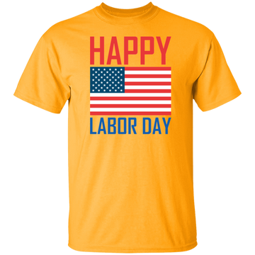 Buy gold Happy Labor day T-shirts &amp; Hoodie