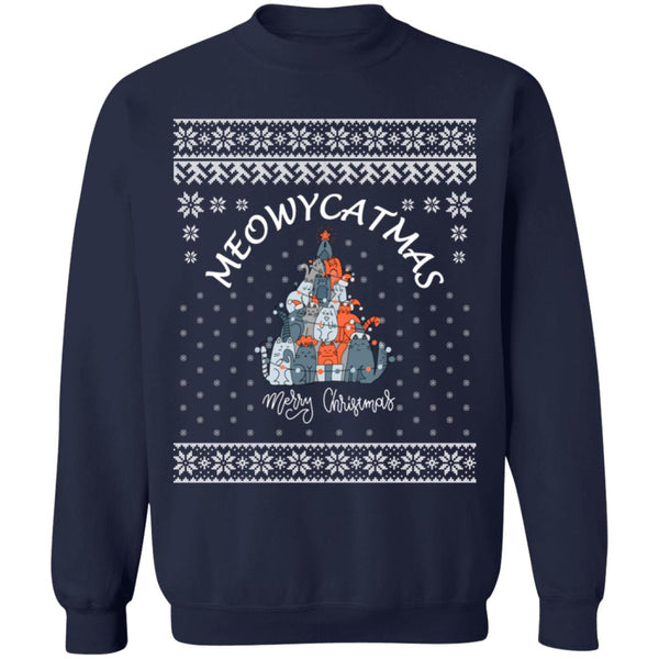 Meowy Ugly Catmas Christmas Sweater