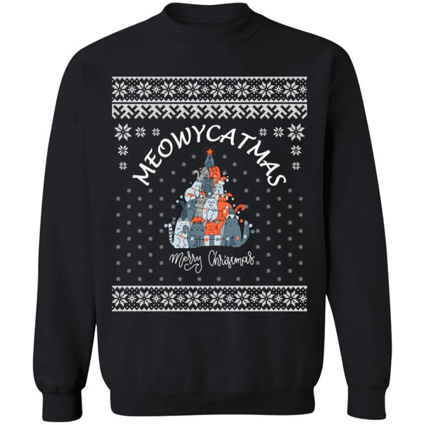 Meowy Ugly Catmas Christmas Sweater