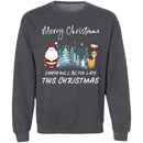 Ugly christmas Santa will be too late Sweaters-9