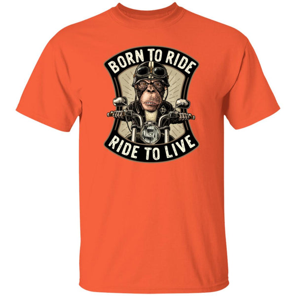 Monkey motorcycle ride Funny T-shirts & Hoodie