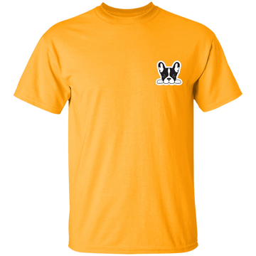 Buy gold French Bulldog logo T-shirts &amp; Hoodie