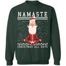 Ugly Christmas Namaste all days Sweater-4