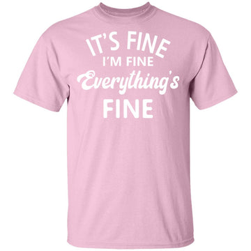Buy light-pink Everything is Fine T-shirts &amp; Hoodie