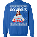 Go Jesus Ugly Christmas Sweater