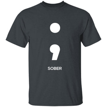 Buy dark-heather SOBER Funny T-shirts &amp; Hoodie